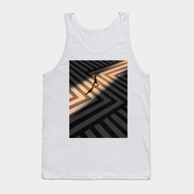 Golden Hour in The City Tank Top by Drone Man